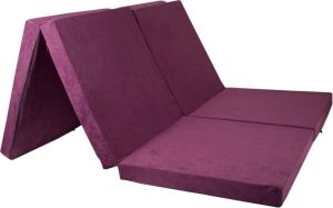 Viking Choice Opvouwbaar 2 persoons matras Wasbare hoes 195cm x 120cm x 7cm Violet