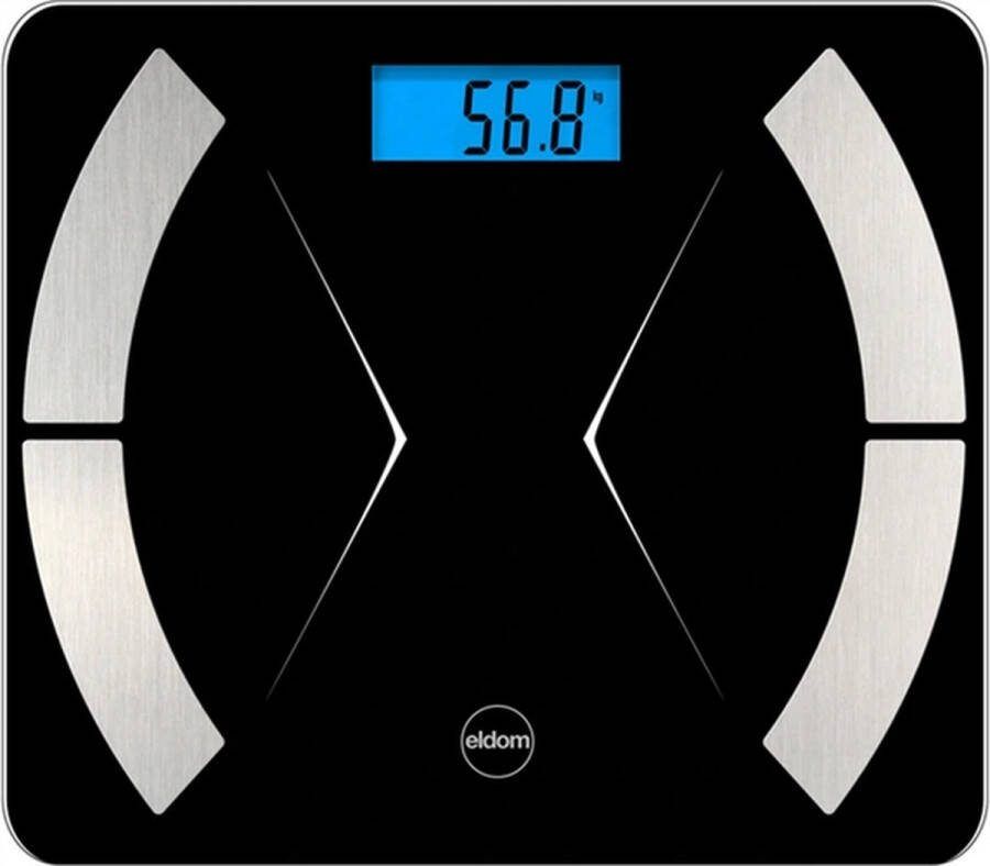 Viking Choice Personenweegschaal digitaal bluetooth zwart
