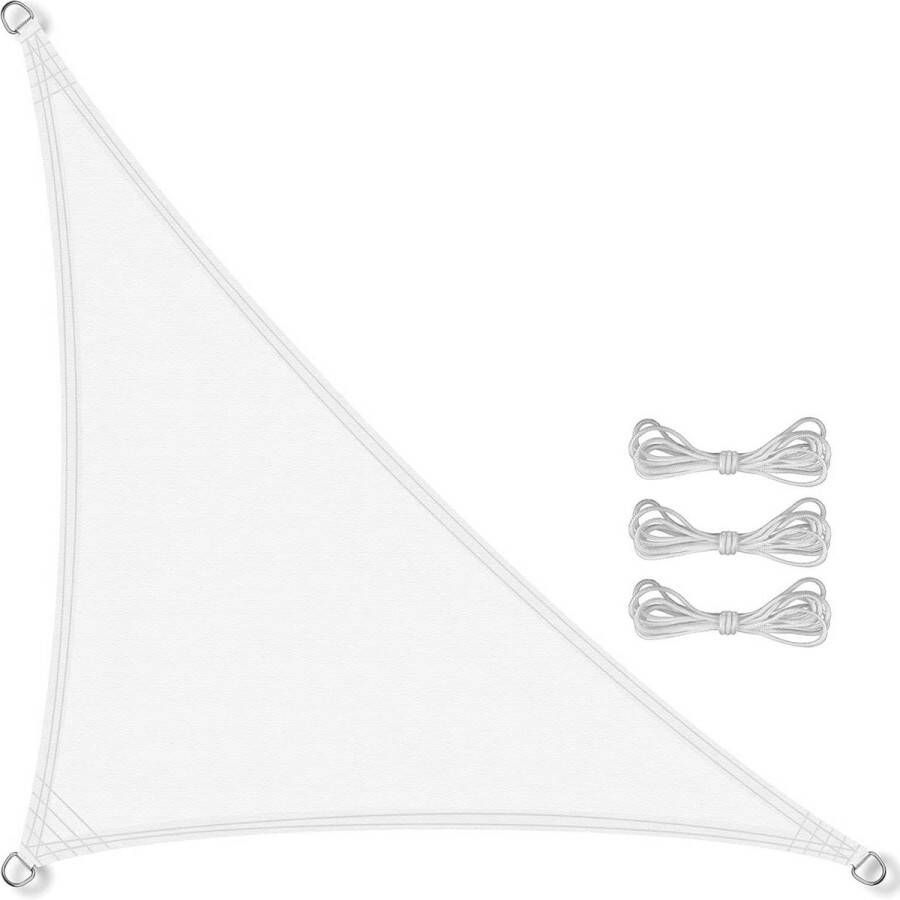 Viking Choice Schaduwdoek driehoek zonnedoek 7x5x5 m wit