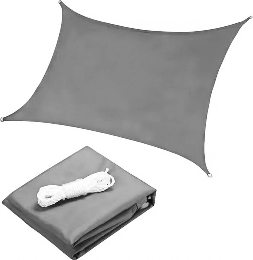 Viking Choice Schaduwdoek waterdicht 4x4 m polyester UV-bescherming