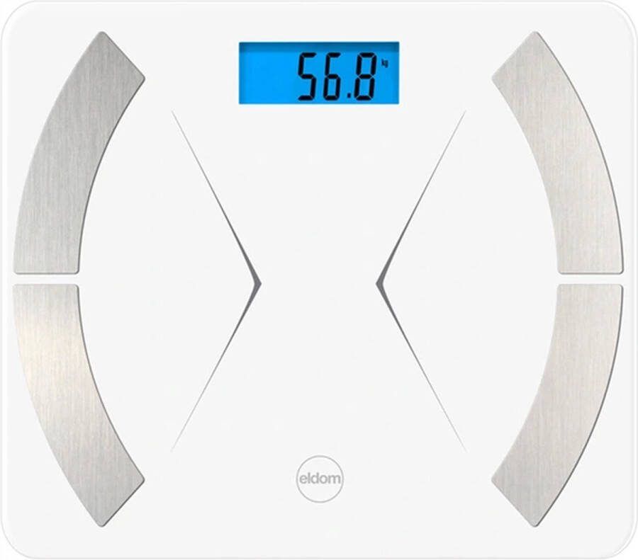 Viking Choice Slimme weegschaal Bluetooth Personenweegschaal Wit