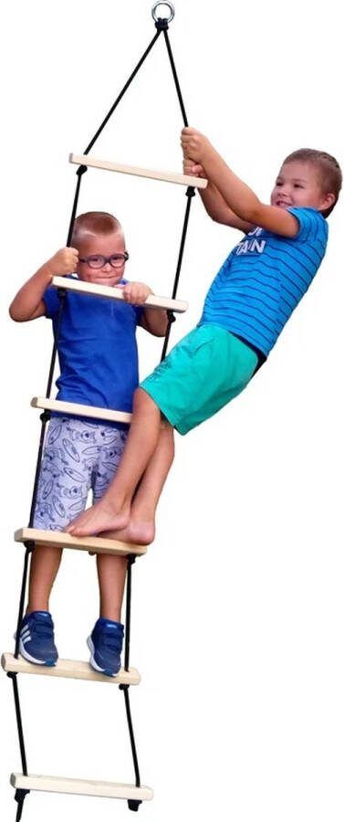 Viking Choice Touwladder 6 sporten 35x200 cm tot 100 kg grenenhout