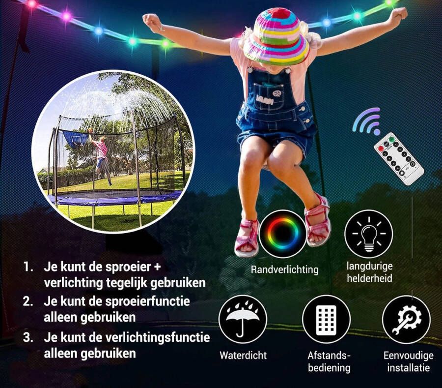 Viking Choice Trampoline sproeier verlichting net bevestiging Ø305cm