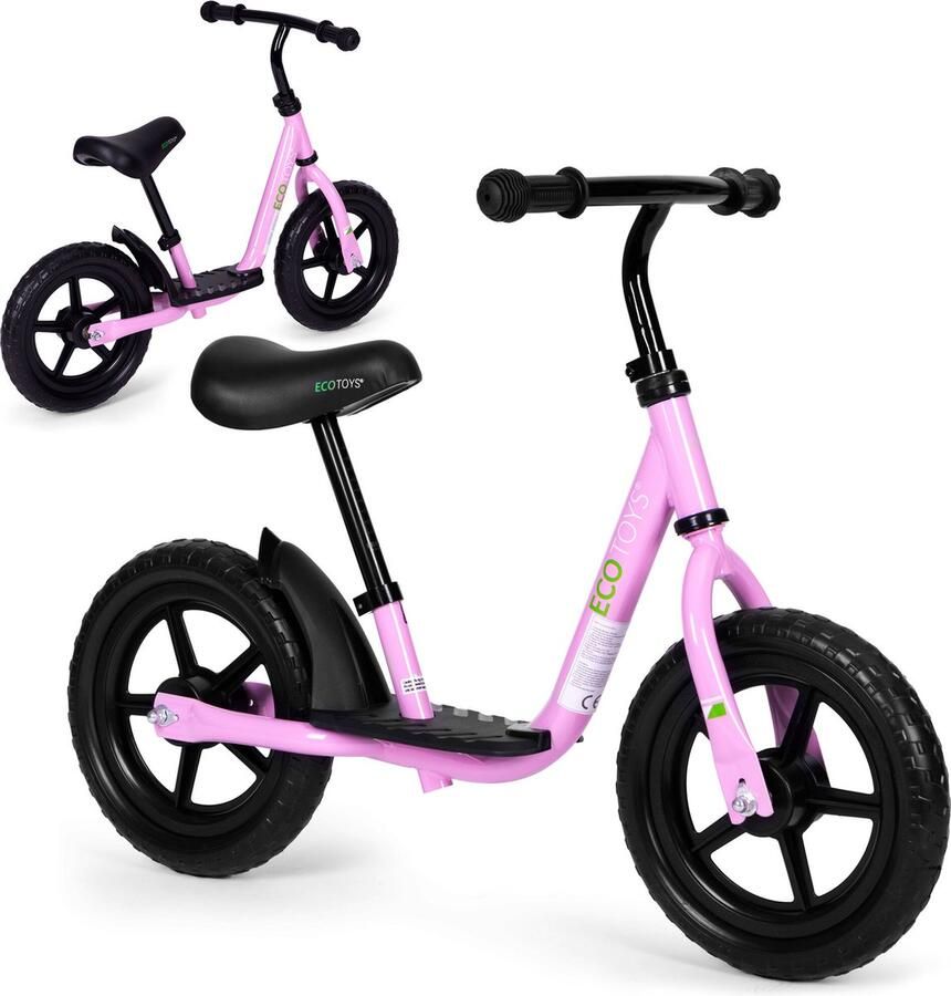 Viking Choice Loopfiets roze 42 x 86 x 63 cm 3+ jaar