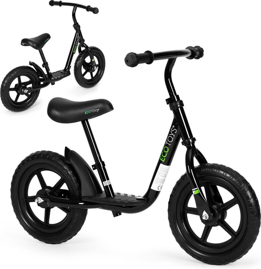 Viking Choice Loopfiets zwart 42 x 86 x 63 cm 3+ jaar