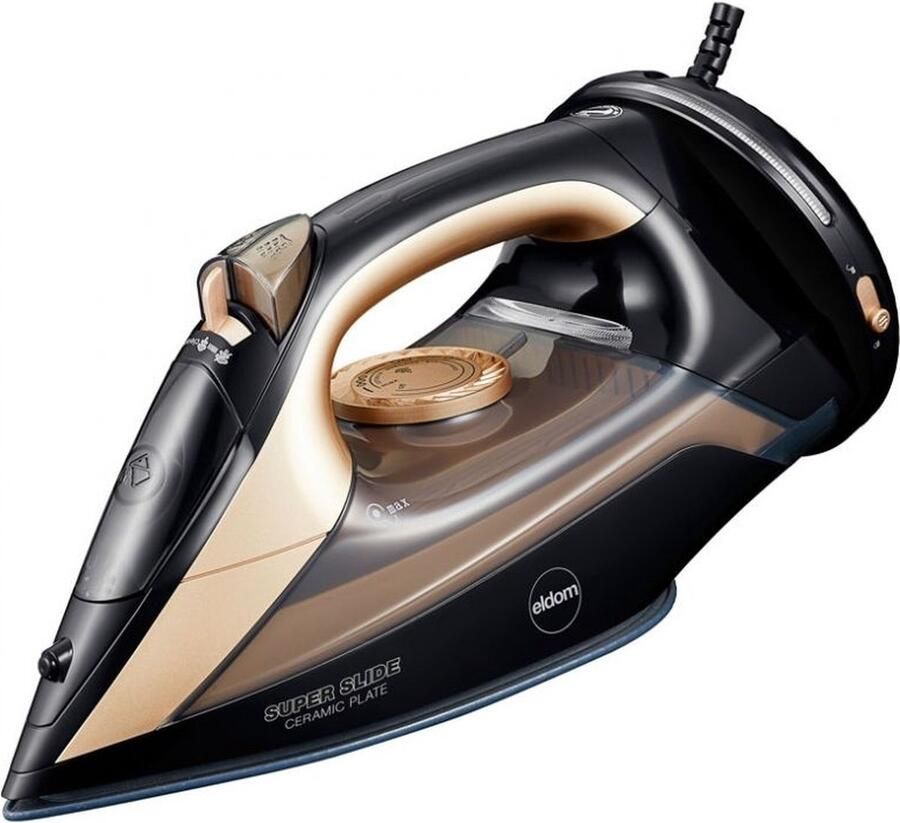 Viking Choice Stoomstrijkijzer ELDOM 2800W draadloos 420ml zwart