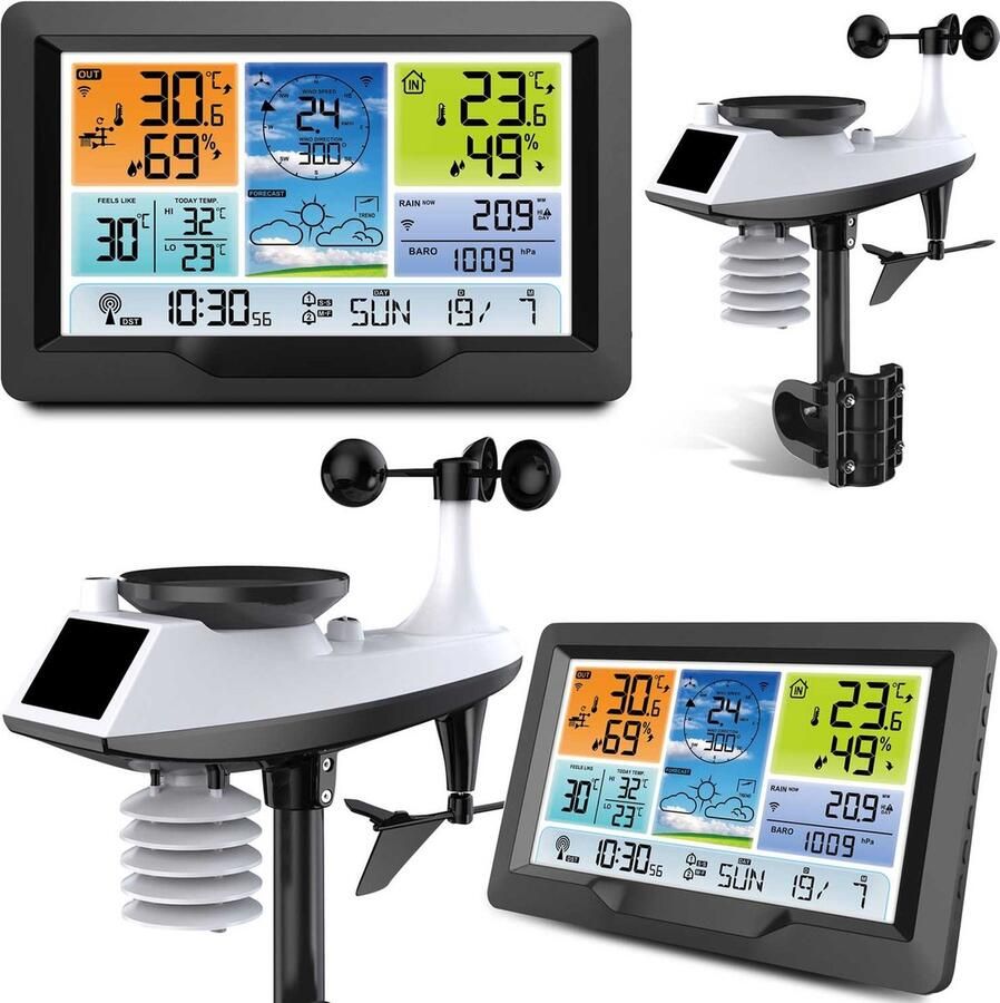Viking Choice Weerstation display grafiet BD-905