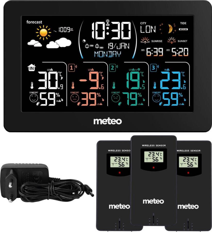 Viking Choice Weerstation draadloos 20.5 x 13 x 2.5 cm met sensoren