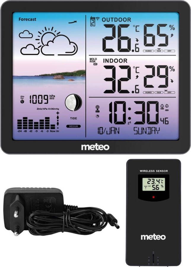 Viking Choice Weerstation draadloos barometer weervoorspeller