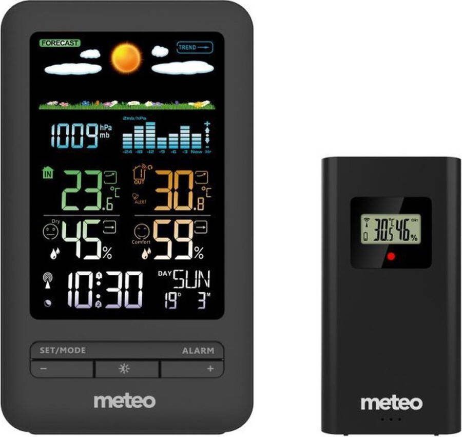 Viking Choice Weerstation METEO SP103 8 4x14 5x4 5cm DCF- systeem zwart