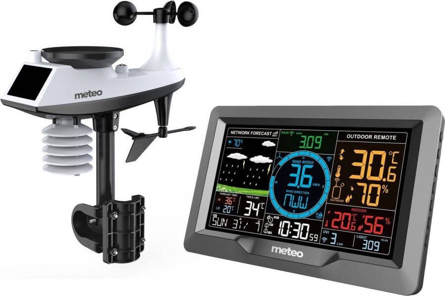 Viking Choice Weerstation WIFI connectiviteit neerslagmeter meetbereik 100m