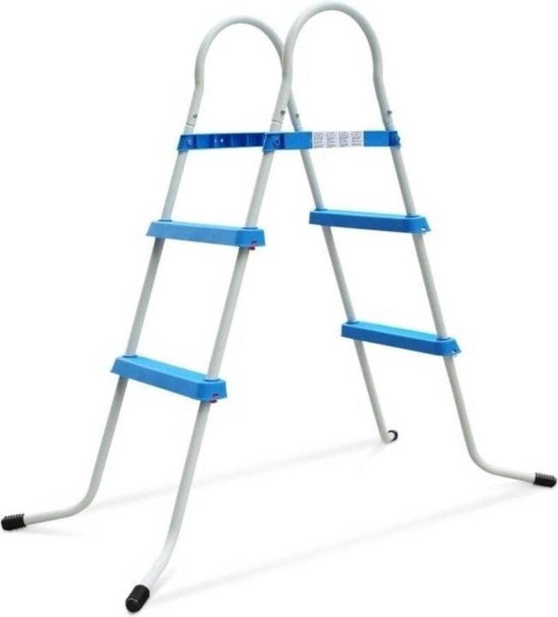 Viking Choice zwembadladder 84 cm hoog 2 treden