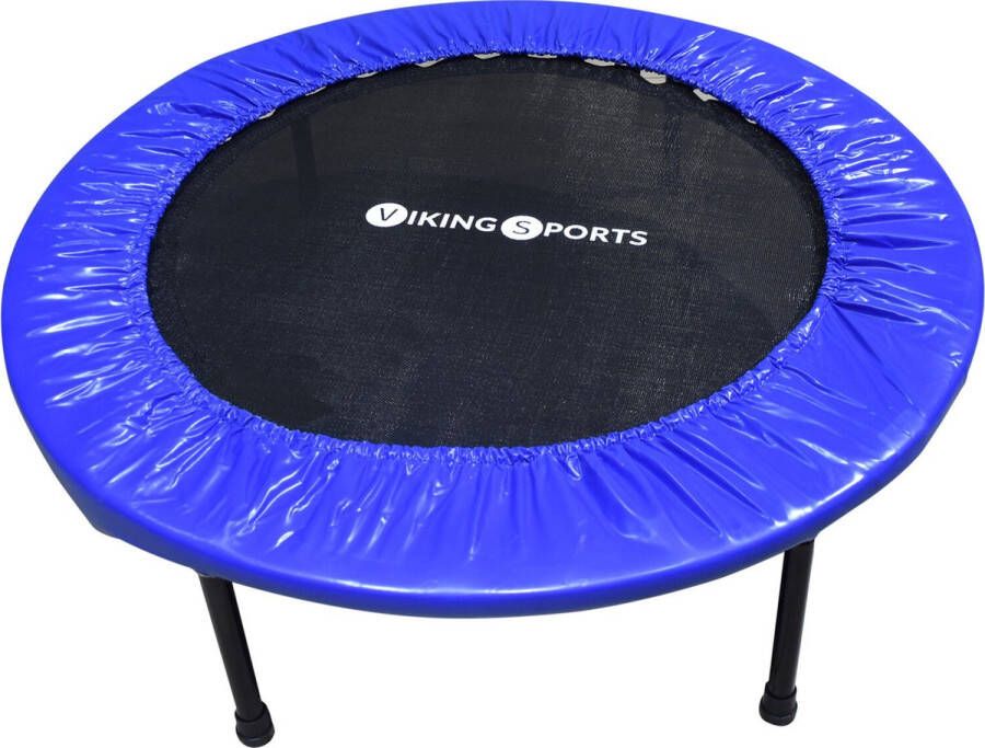 Viking Sports Fitness trampoline opvouwbaar ⌀ 101x22 5 cm blauw