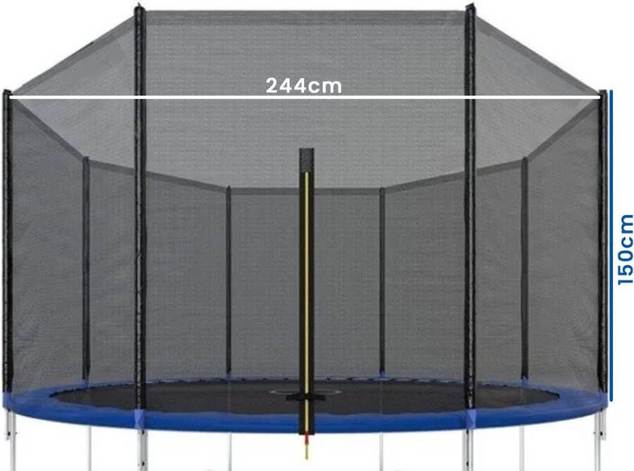 Viking Sports Veiligheidsnet trampoline buitenzijde 244 cm
