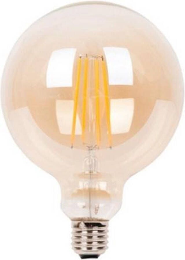 Blinq88 LED E27 Filament lamp G125 6 5W 2700K Amber Dimbaar