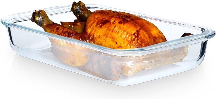 Vilde Ovenschaal Glas 25 5x15x4 5 cm 1 l Ovenschotel Braadslede Braadpan