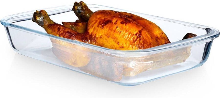 Vilde Ovenschaal Glas 29 5x17 5x5 cm 1 6 l Ovenschotel Braadslede Braadpan