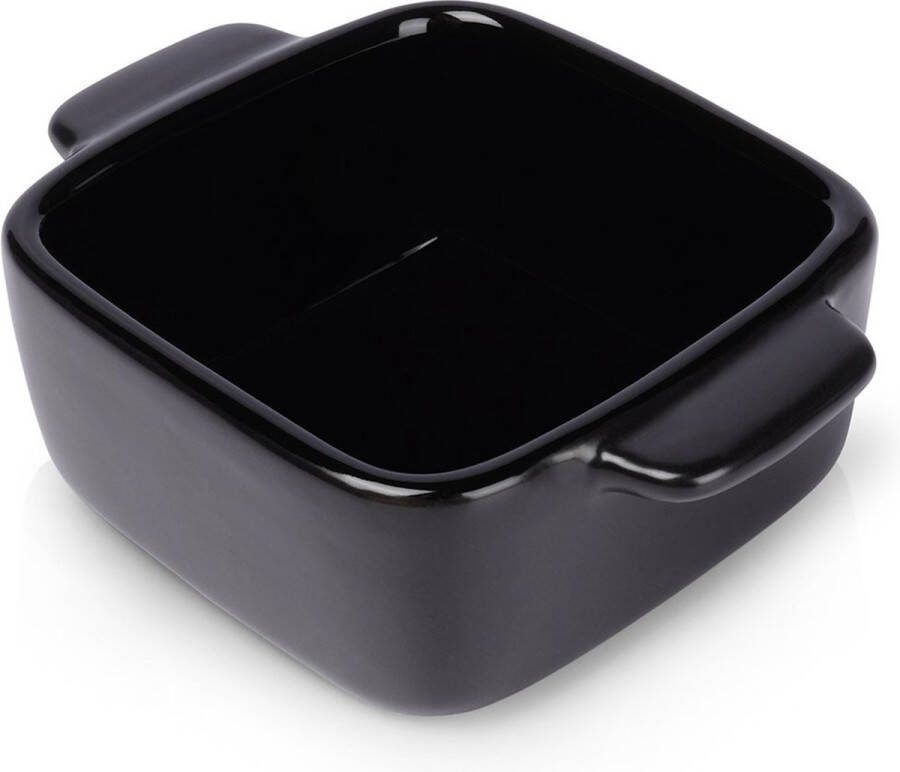 Vilde Ovenschaal Keramiek Zwart 10x7x3 5 cm 80 ml Ovenschotel Braadslede Braadpan