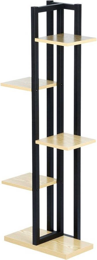 Vilde Plantenstandaard Metaal 5-Niveaus 116 5 cm Plantenrek voor Bloempotten