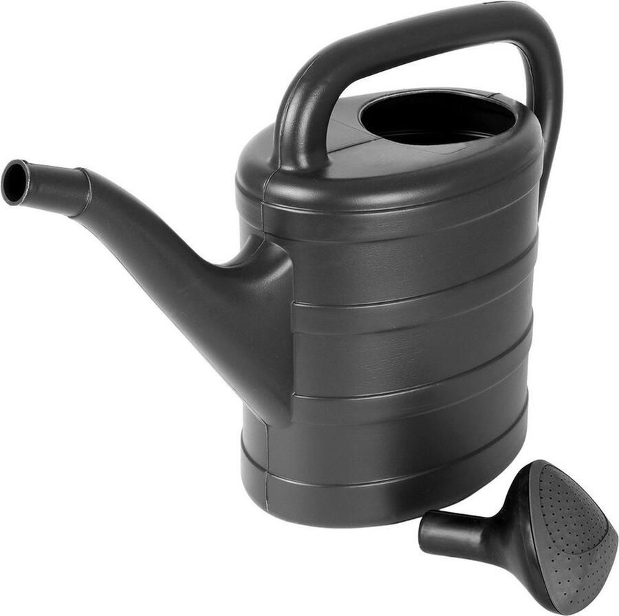 Vilde Gieter Plastic Grijs 5 l Plantengieter voor Binnen Buiten Tuin Planten Bloemen