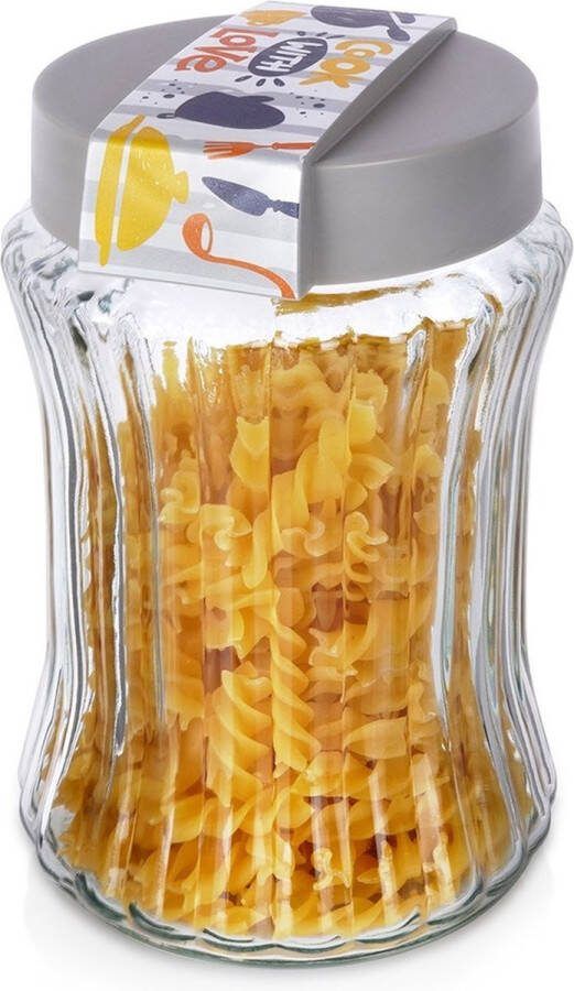 Vilde Voedselcontainer Strooibus Glas 1 3 l Container voor Losse en Keuken Voedsel Doos