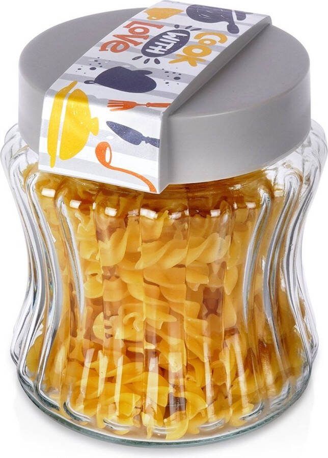 Vilde Voedselcontainer Strooibus Glas 900 ml Container voor Losse en Keuken Voedsel Doos
