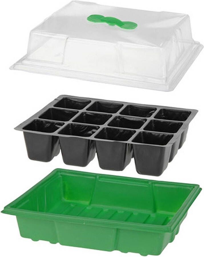 Vilde Zaaitray 12 Cellen Kweektray Propagator Kweekbak Kweekkast Bloempot