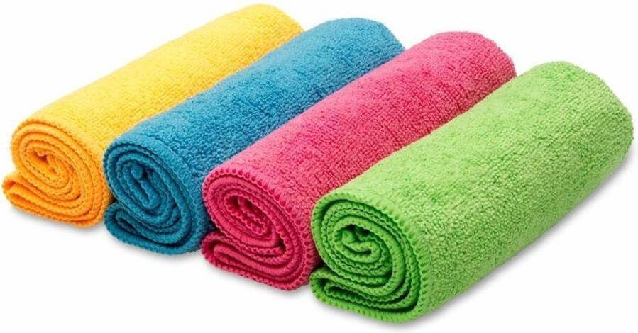 Vileda Microvezel Doeken Colors 4-pack
