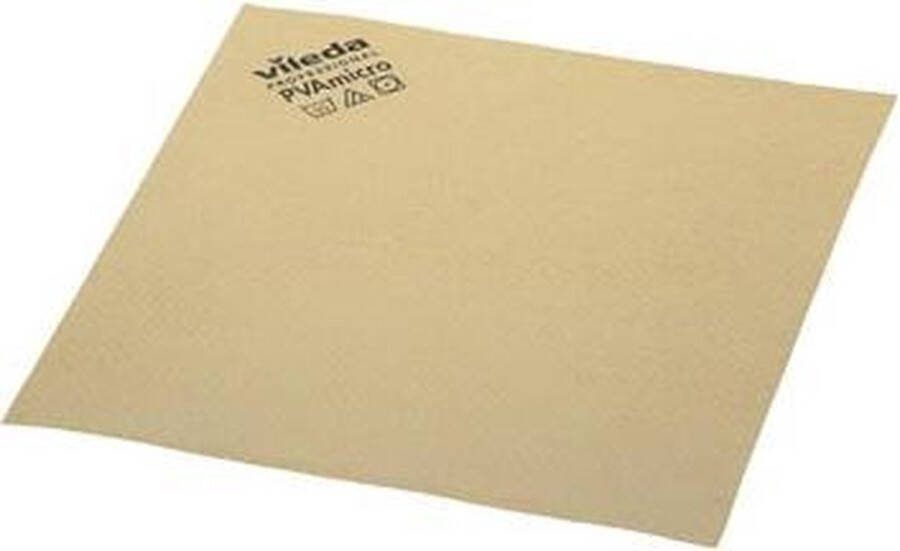Vileda microvezeldoek PVA geel pak van 5 stuks