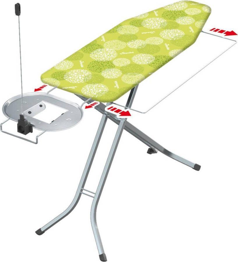 Vileda Perfect 2in1+ M L Strijkplank Groot strijkoppervlak 122x44 cm Met steun voor XXL wasgoed
