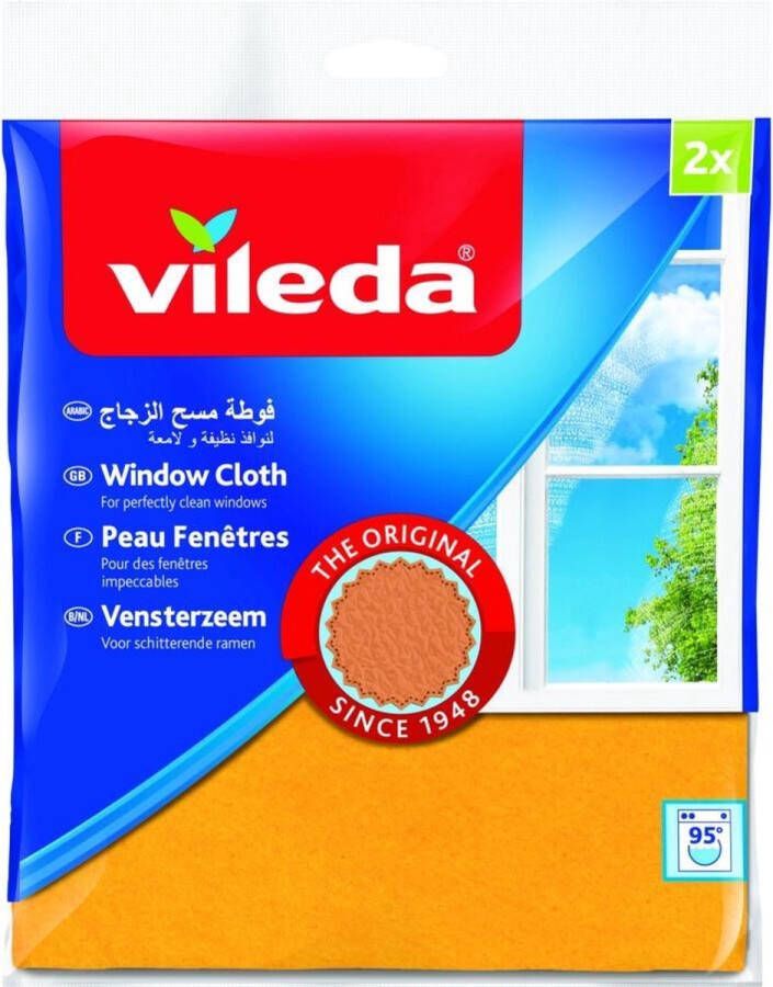 Vileda Vensterzeem +30% Microfibre 2 Stuks