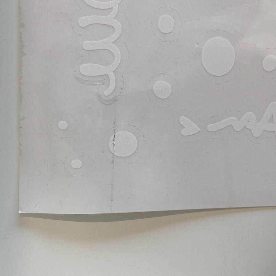 Villa Madelief raamsticker snow Kerstaccessoires PVC plakfolie 21 x 13 centimeter