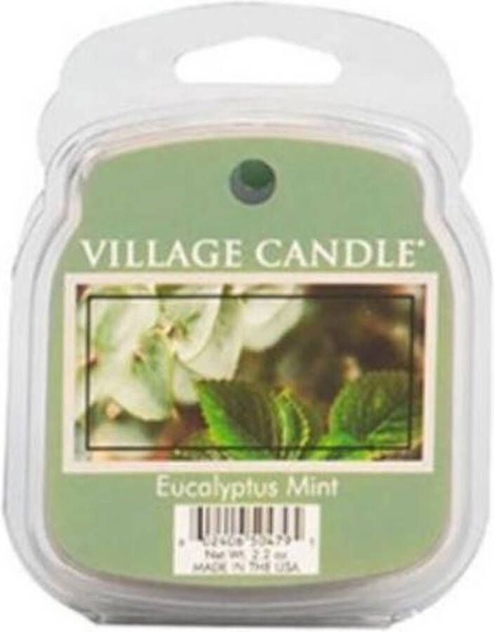 Village Candle Geurwax Eucalyptus Mint 3 X 8 X 10 5 cm Groen
