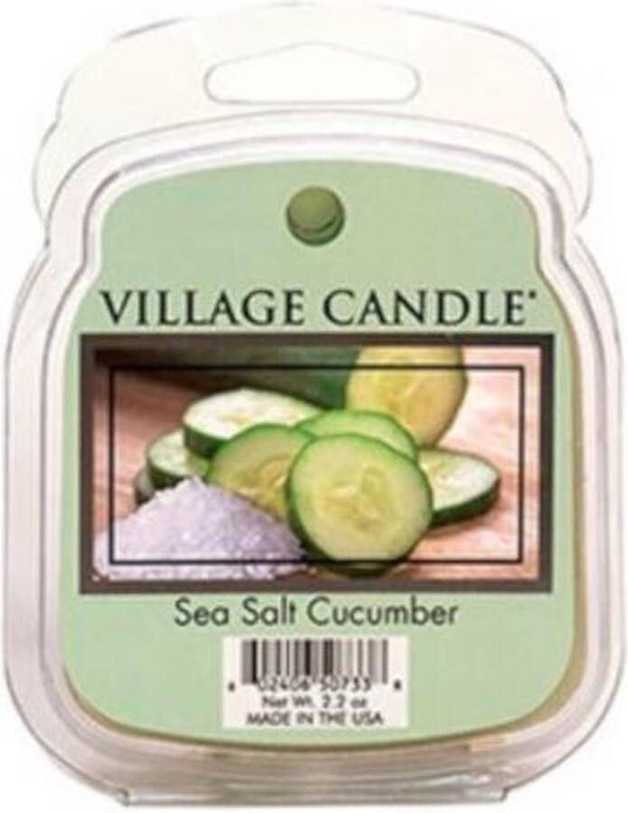 Village Candle Geurwax Sea Salt Cumcumber 3 X 8 X 10 5 cm Groen