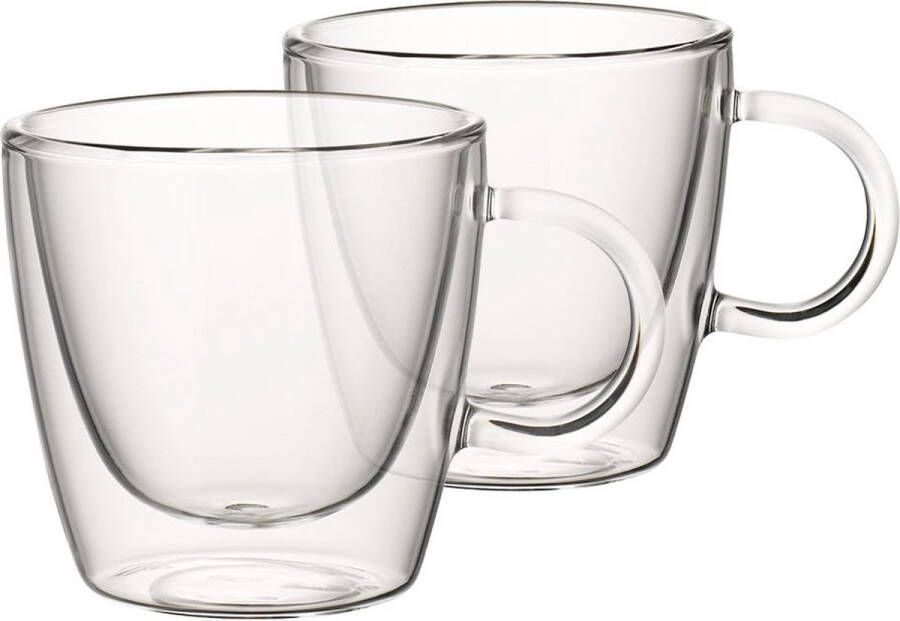 Villeroy & Boch Dubbelwandige Glazen Artesano Hot & Cold Beverages 220 ml 2 stuks met oor