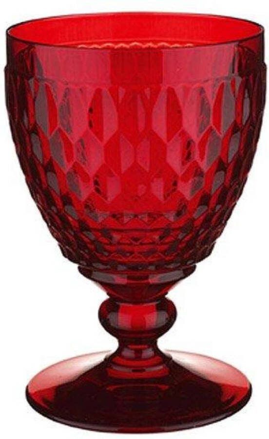 Villeroy & Boch Boston coloured Rode wijnglas Red 13 cm 0 31 l