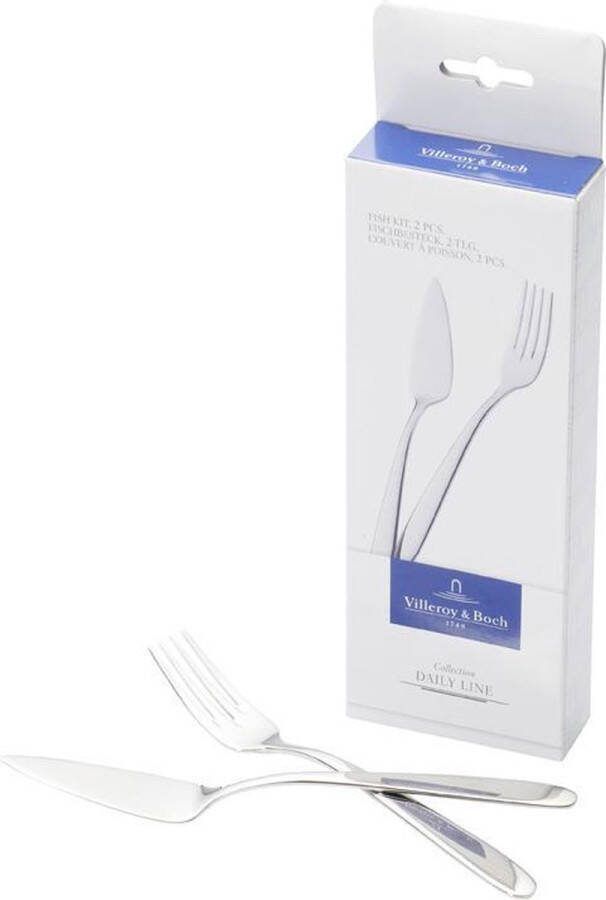 Villeroy & Boch Daily Line 18 10 Edelstahl Visbestek 2-delig