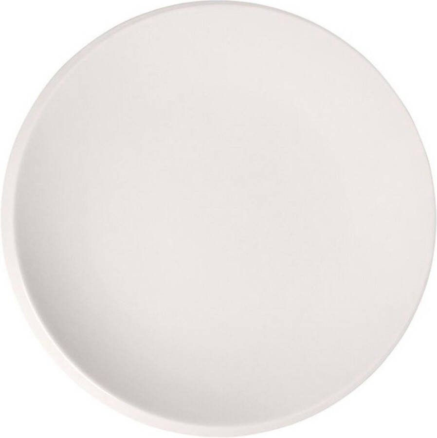 Villeroy & Boch Dinerbord NewMoon Wit Set van 4