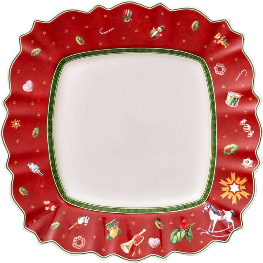 Villeroy & Boch Dinerbord Toy's Delight Rood 28 x 28 cm