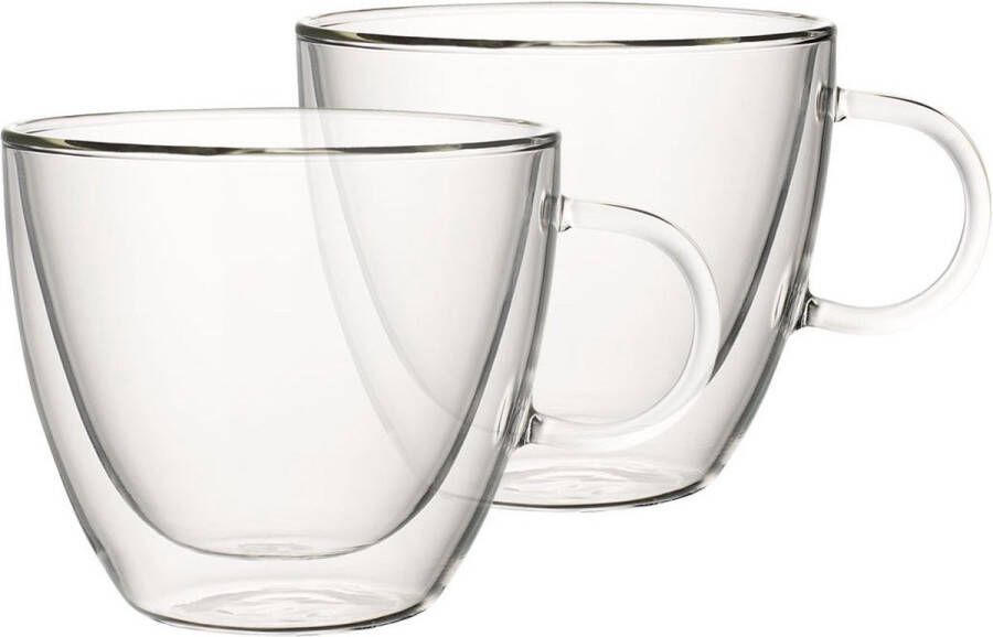 Villeroy & Boch Dubbelwandige Glazen Met Oor Artesano Hot & Cold Beverages 420 ml 2 Stuks
