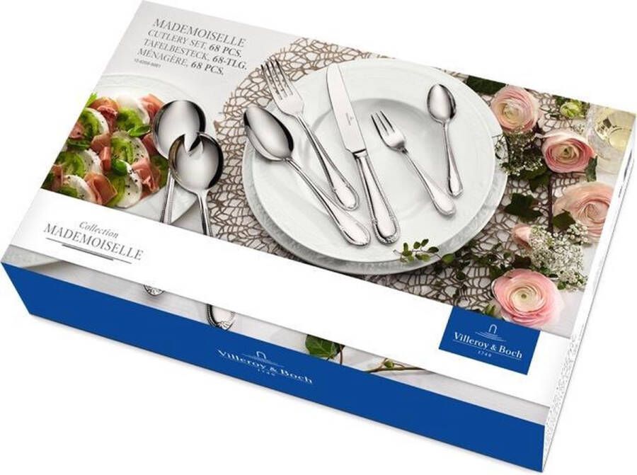 Villeroy & Boch Mademoiselle Bestekcassette 30 delig 44 x 28 x 5 cm