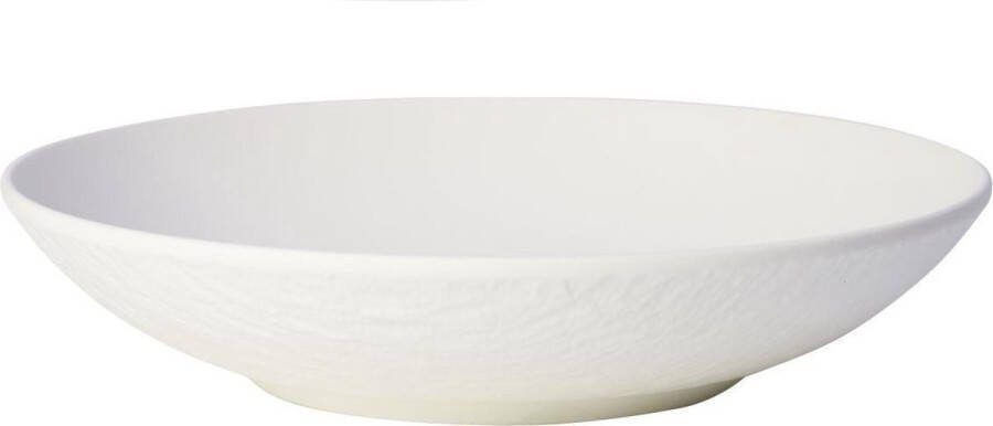 Villeroy & Boch Serveerschaal Manufacture Rock Wit ø 23.5 cm