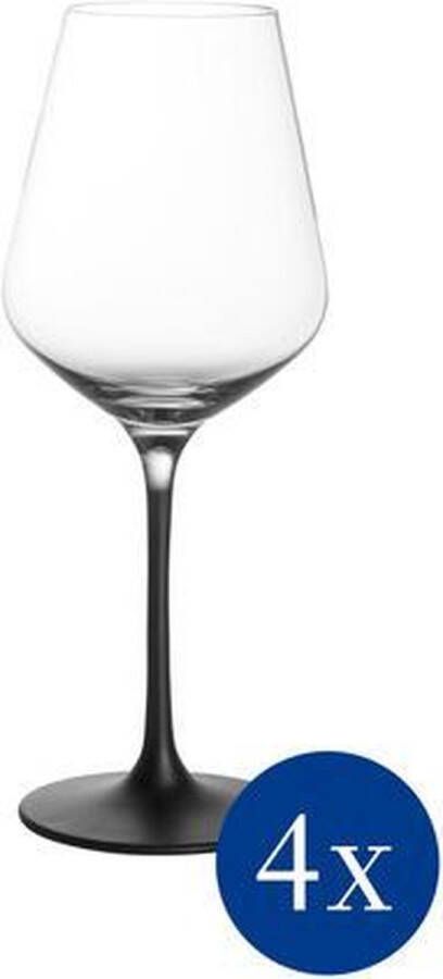 Villeroy & Boch Manufacture Rock Witte wijnglas 380ml 4 stuks Kristal