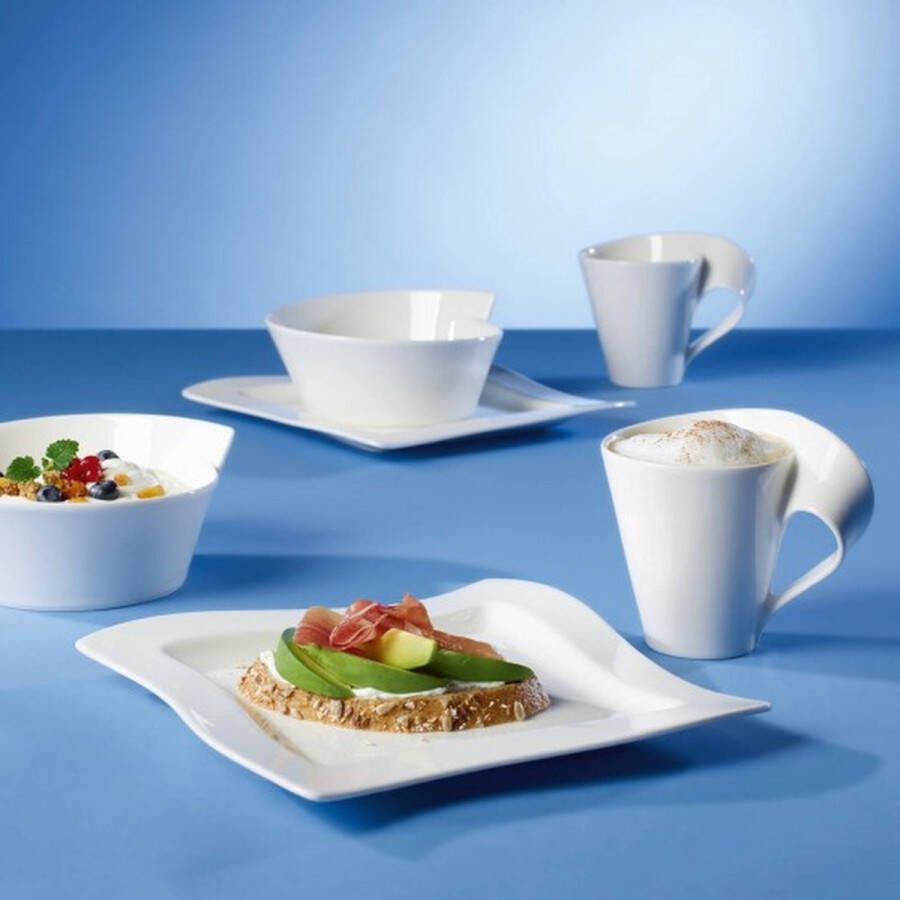 Villeroy & Boch NewWave Bord Diep Ø 24 cm Wit