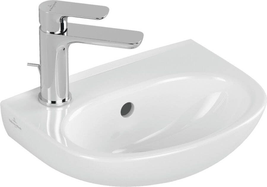 Villeroy & Boch O. Novo Fontein met kraangat 36x27 5x10 cm Wit Alpin CeramicPlus