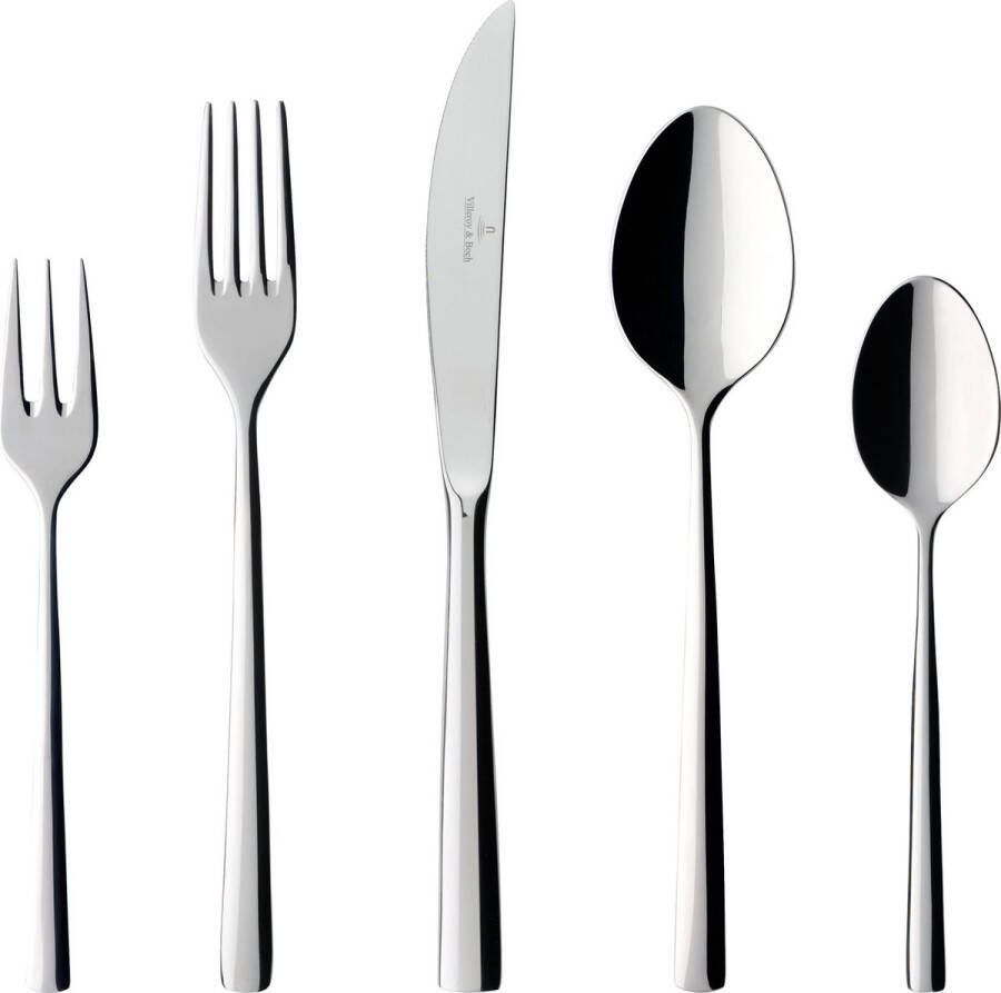 Villeroy & Boch Piemont Bestekset 30-delig 18 10 edelstaal
