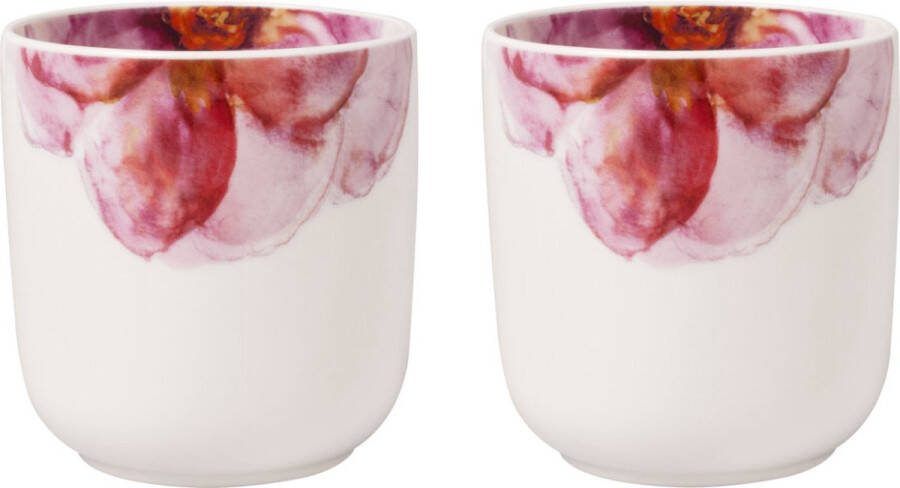 Villeroy & Boch Rose Garden Becher Set 2-delig