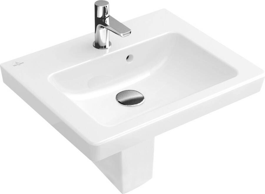 Villeroy & Boch Subway 2.0 fontein wastafel Alpine wit