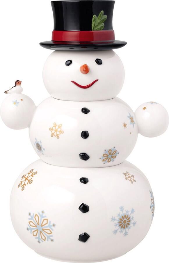 Villeroy & Boch Christmas Toy's Memory Sneeuwman Voorraadpot 15 cm