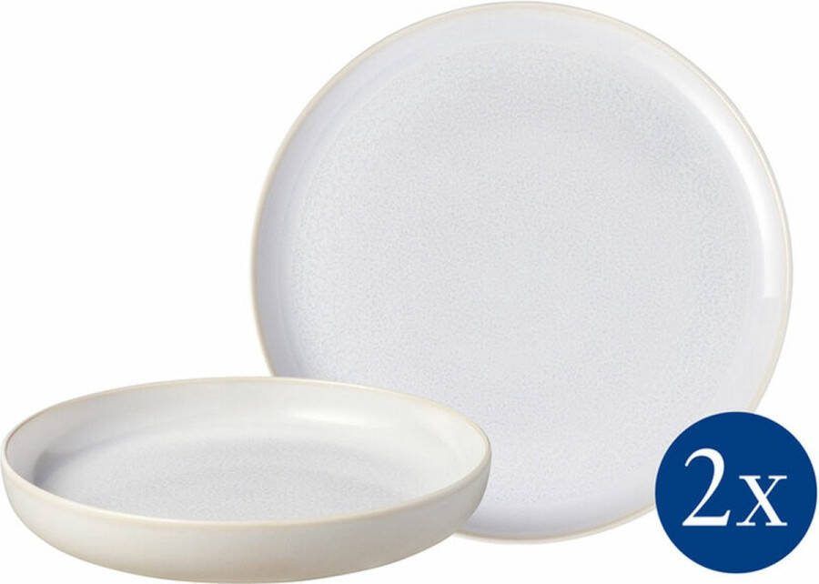 Villeroy en Boch Villeroy & Boch Crafted Cotton Dinerset 4 delig 2 pers
